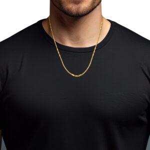 Yellow Gold Unisex Chain | 22K